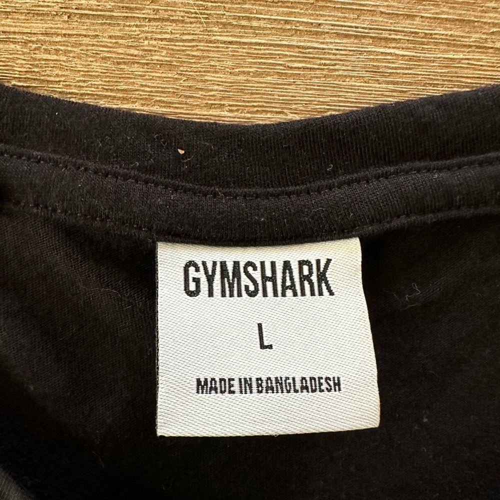 Gym Shark black We Lift the City tank Houston, sz L - Picture 4 of 4